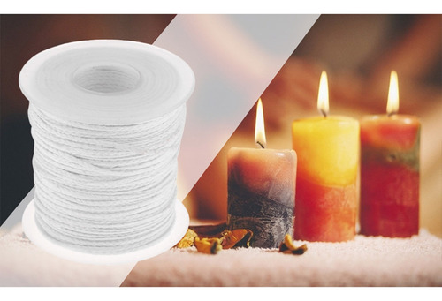 Vela Pabilos Mecha Accesorios Para Hacer Velas 61 Metros