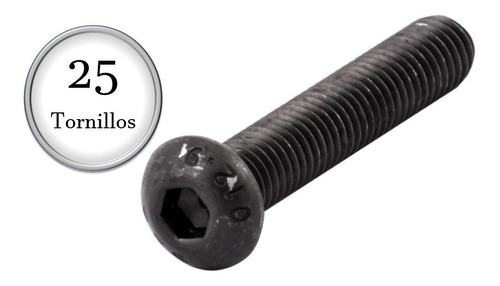 Tornillo Allen Cab. Boton 1/2-13 X 1 - 25pz 5104