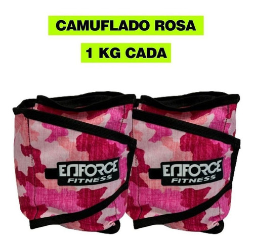 Tobillera rosa para entrenamiento de piernas Crossfit Training, 1 kg