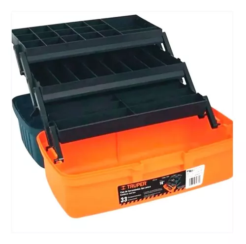 Caja De Pesca 3 Bandejas 33 Compartimientos 10552 Truper – GP