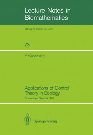 Libro Applications Of Control Theory In Ecology : Proceed...