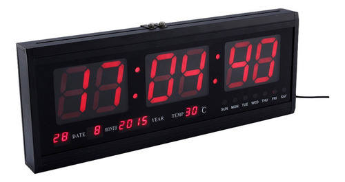 Reloj Led Grande Digital Big Jumbo Wall Timer Alarma Batería