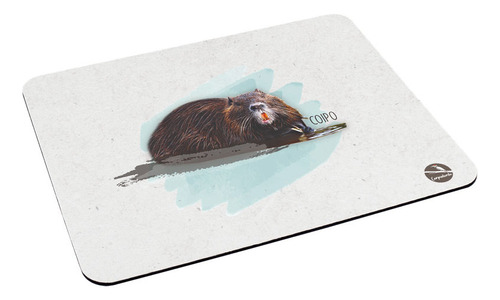 Mouse Pad - Coipo, Fauna Chilena