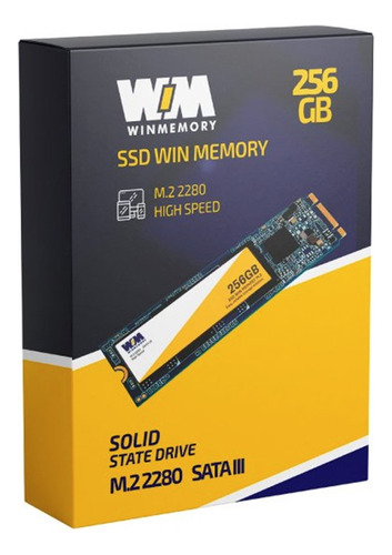 Ssd 256gb M.2 2280 Sata 3 Swb256g - Winmemory Cor Preto