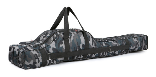 Imagen 4 de 8 de Bolsa De Caña De Pescar Portátil Plegable De 3 Capas