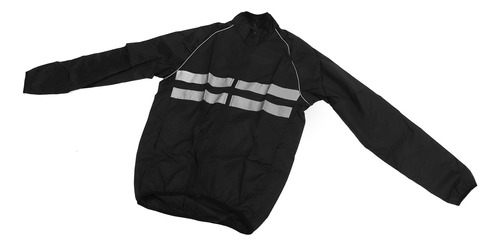 Chaqueta De Motociclismo Con Tiras Reflectantes Largas