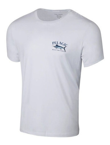 Playera Pelagic Manga Corta Stratos Blue Marlin - 101422105s