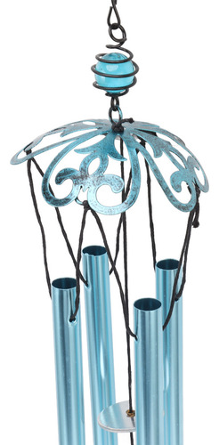 Carillón De Viento Con Forma De Elefante Azul Para Decoració