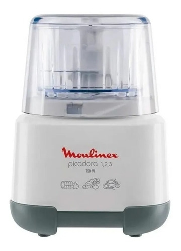 Picadora Moulinex 1,2,3 Con Jarra Licuadora Ad6021ar