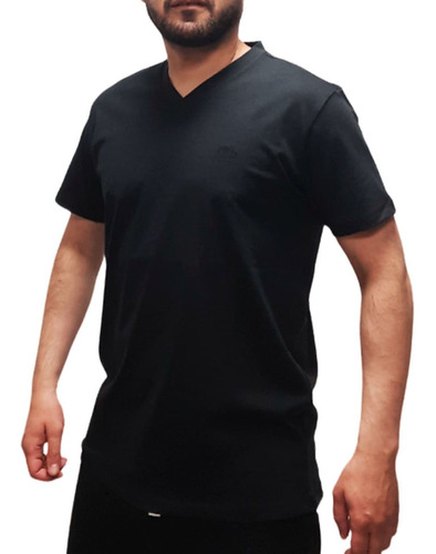 Remera Project Basic V-neck Moda Ngo Hombre