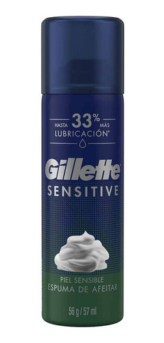 Espuma Gillette Foam Sensitive 56 Grs