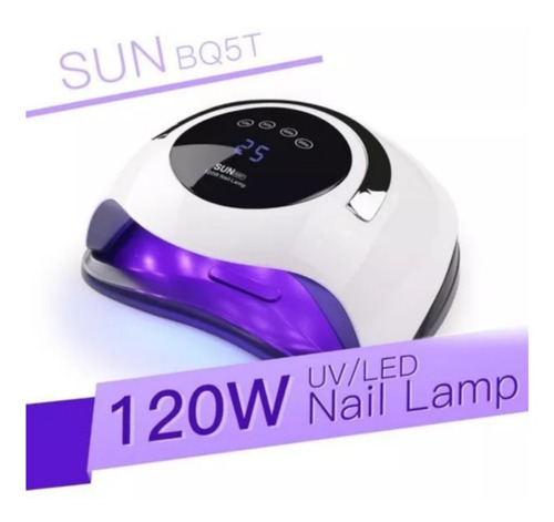 Lampara Uv/led 120watt Sun Bq5t Manicure Esmalte, Gel 