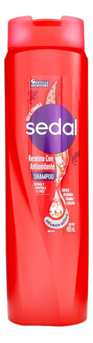 Shampoo Sedal Keratina Antioxidante Infusión Activa 400 Ml
