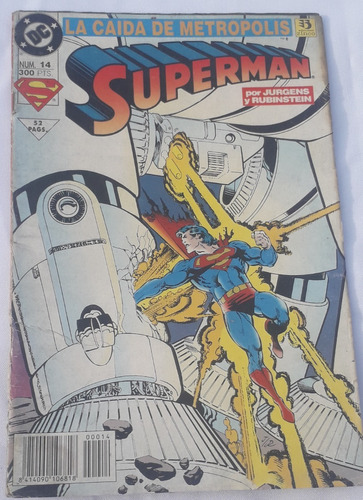 Historieta Comic * Superman La Caida De Metrop * Nº 14 Zinco