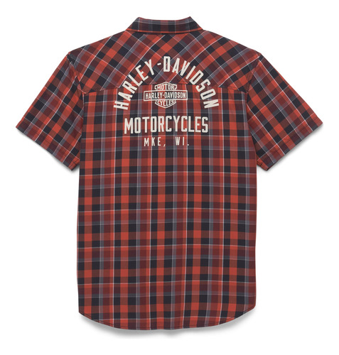 Camisa Xadrez Original Harley Davidson 96570-22vm