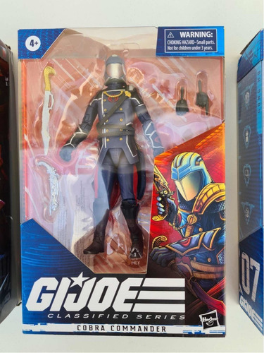 Gi Joe Classified 3pack: Cobra Commander, Gung Ho, Red Ninja (Usado)