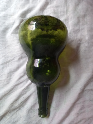 Botella Vacia Grande De Vino Antigua (Usado)