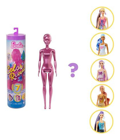 Barbie Color Reveal - Série 5 Glitter - Gtr93