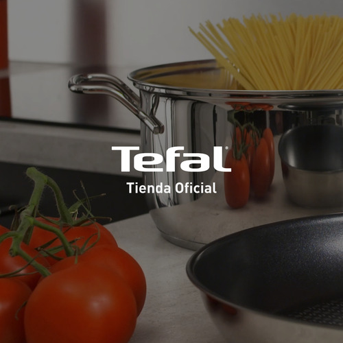 Set 4 Cuchillos Ice Force Tefal Acero Inoxidable Negro