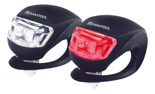 Lampara Led Luz Para Bicicleta Delantera Blanca Trasera Roja