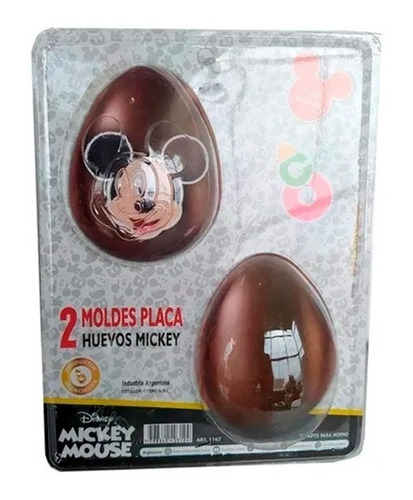 Molde Placa Para Huevo Pascuas Set Mickey X2u