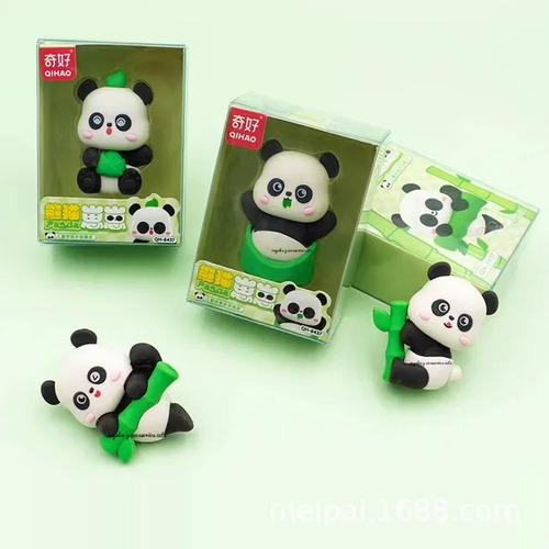 Eraser/borrador Panditas Kawaii Set De 4 Gomas De Pandas