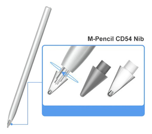 Pontas De Lápis Substituíveis Para M-pencil 2nd Stylus Touch
