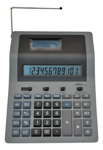 Calculadora Con Impresor Cifra Pr-226 Gris