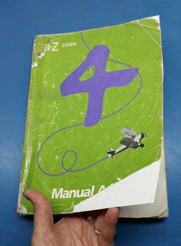 Libro Manual A-z 2000 Egb  4 Tapa Reciclada Usado 