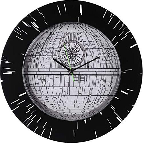 Siete Veces Seis Star Wars Death Star Hiper Espacio Reloj De