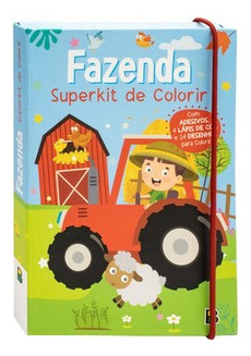 Livro Superkit De Colorir - Fazenda