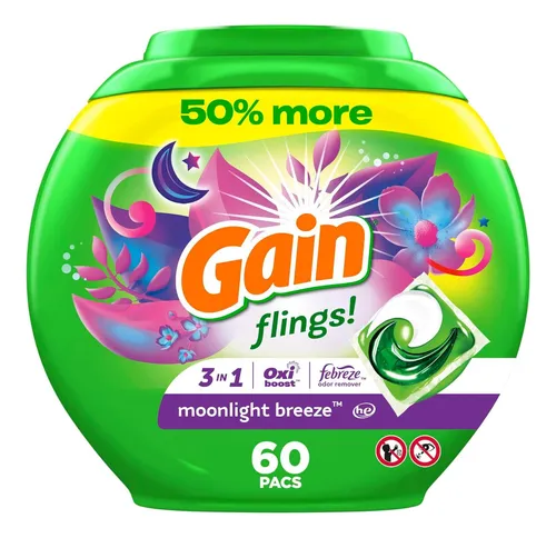 ¡gane Lanzas! Pacs De Jabón Detergente De Lavandería Con 60