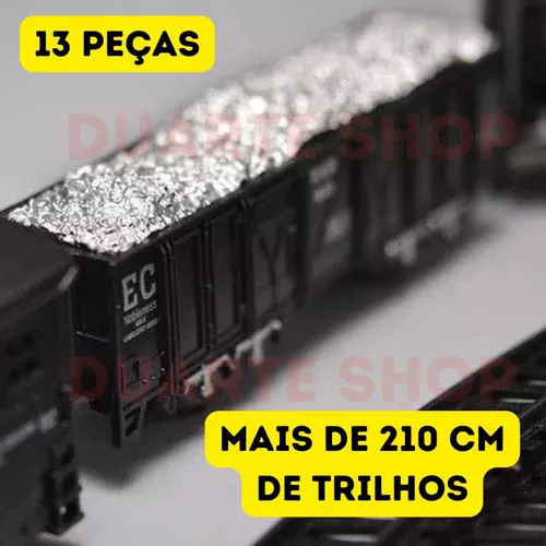 Ferrorama Trem Eletrico Luz E Som Peças Trenzinho Vagões