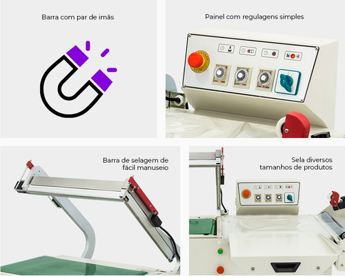Conjunto Seladora L Semiautomática + Túnel De Encolhimento