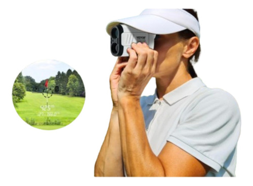 Telemetro Vevor De Golf 650 Yardas Alta Precision 6x Xchws P