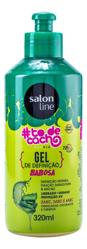 Gel Babosa Salon Line To De Cacho 320 Ml Definicion Intensa