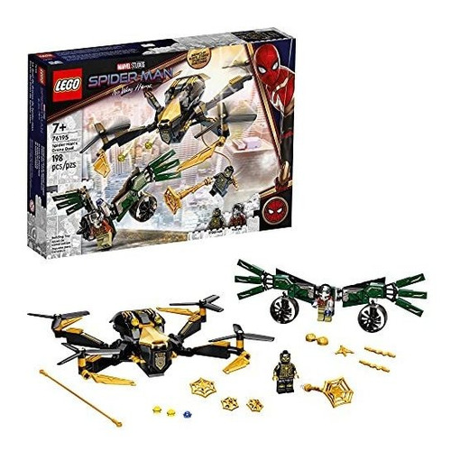 Lego Marvel Spider-man Drone Duel 76195 Kit De Construcción