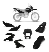 Comprar Kit Plasticos Negro Motomel Skua 150 Negro Modelo Viejo