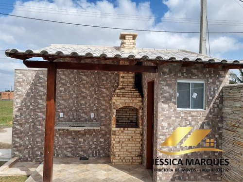 Imagem 3 de 9 de Casa Com 2 Quartos, Área Gourmet E Piscina Em Unamar - 102