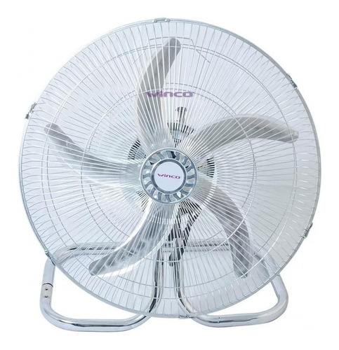 Ventilador 3 en 1 Winco W118 negro con 5 palas color gris de aluminio, 18" de diámetro 220 V