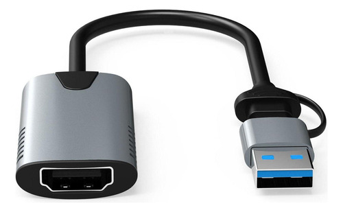 Wpd Placa De Captura De Vídeo Hdmi Para Usb/tipo C, Placa