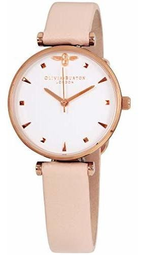 Olivia Burton Abeja Reina Esfera Blanca Reloj De Mujer, Ob16