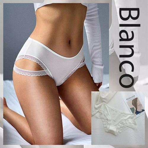 Pack 3 Bragas De Algodón De Seda Hielo Para Mujer, Calzones