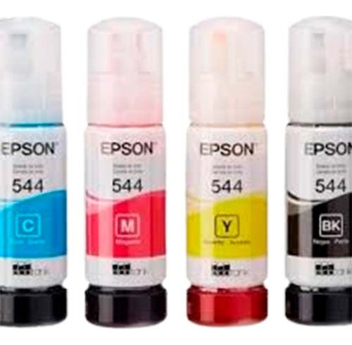 Pack De Tinta Epson T544 Original Serie L3210, L3250, L5190.