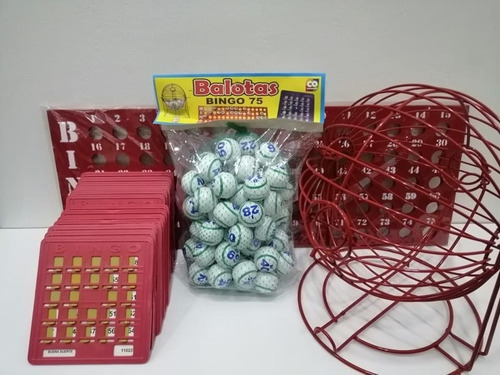 Bingo Profesional Con 50 Tablas Plasticas Corredizas 