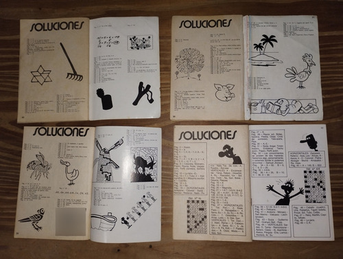 Lote 4 Revistas Diversión, Pasatiempos Para Jovenes. Iru (Usado)