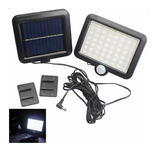 Lámpara Foco Solar 100 Led Con Sensor De Movimiento