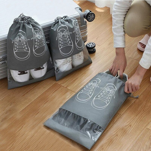 Imagen 2 de 4 de Bolsa Para Zapatos, Organización Y Limpieza De Tu Espacio.