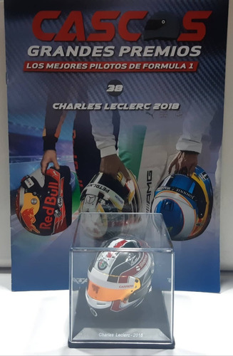 Casco Coleccion Grandes Premios Form 1 Charles Leclerc 2018