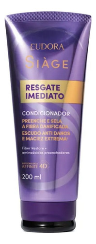 Condicionador Siàge Resgate Imediato 200ml Eudora